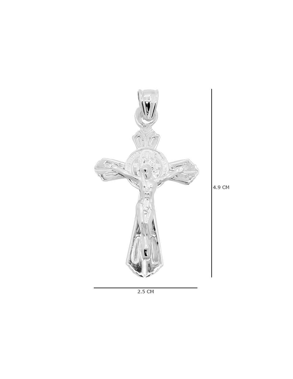 Dije de cruz de plata P 925 3