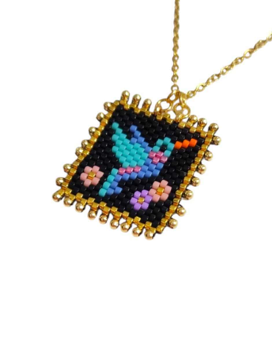 Collar "de (si aplica)" ninguna koua itz sin familia o coleccion "de" acero inoxidable 24 k