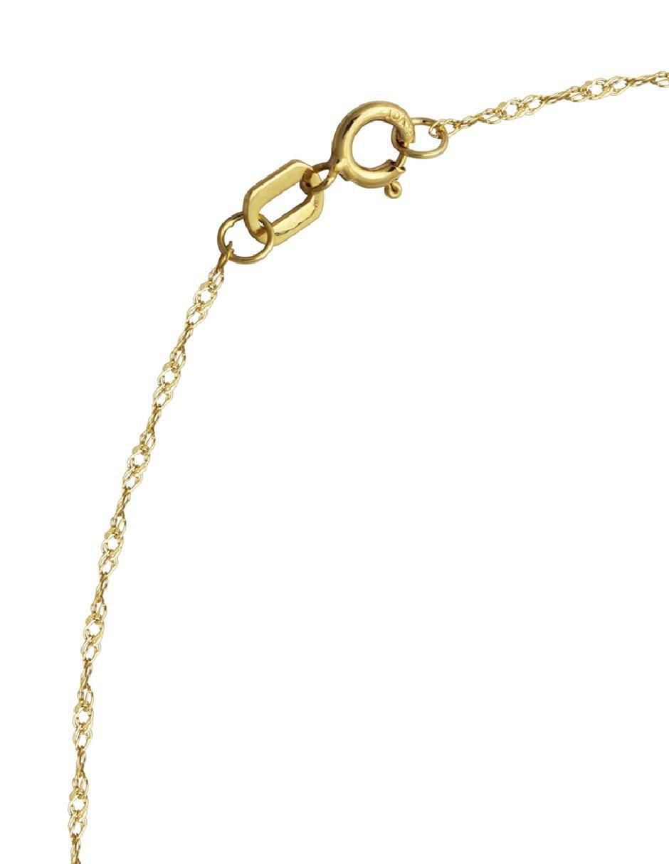 Collar con dije de oro 10 K 3