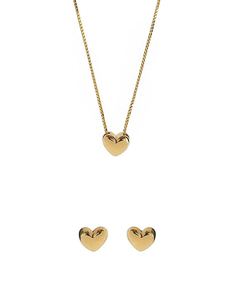 Set de collar y aretes de plata P.925