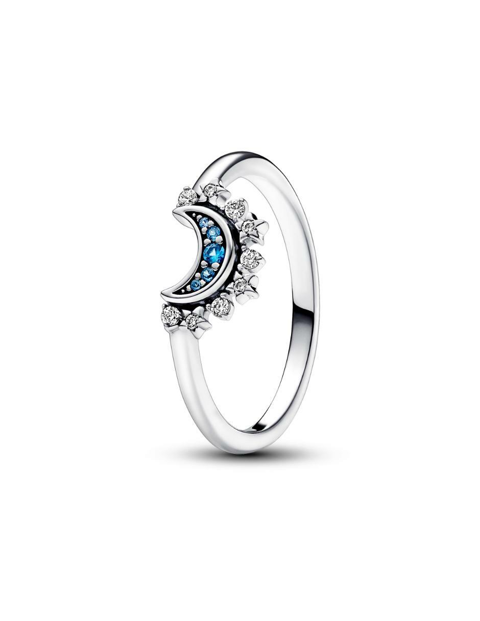 Anillo de luna Moments P 925 de plata zirconia cúbica brillante 3
