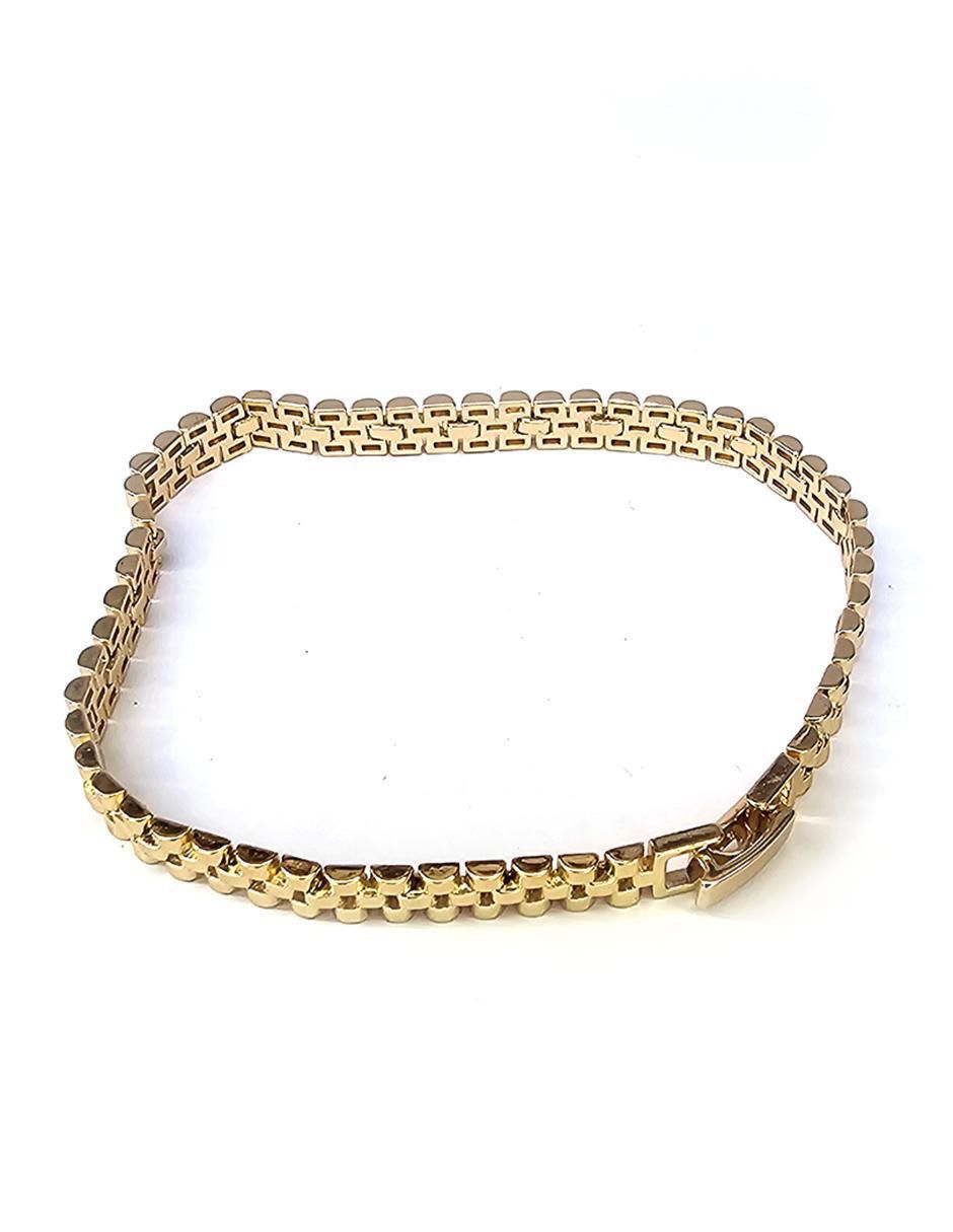 Pulsera de oro laminado 8 k Grecas