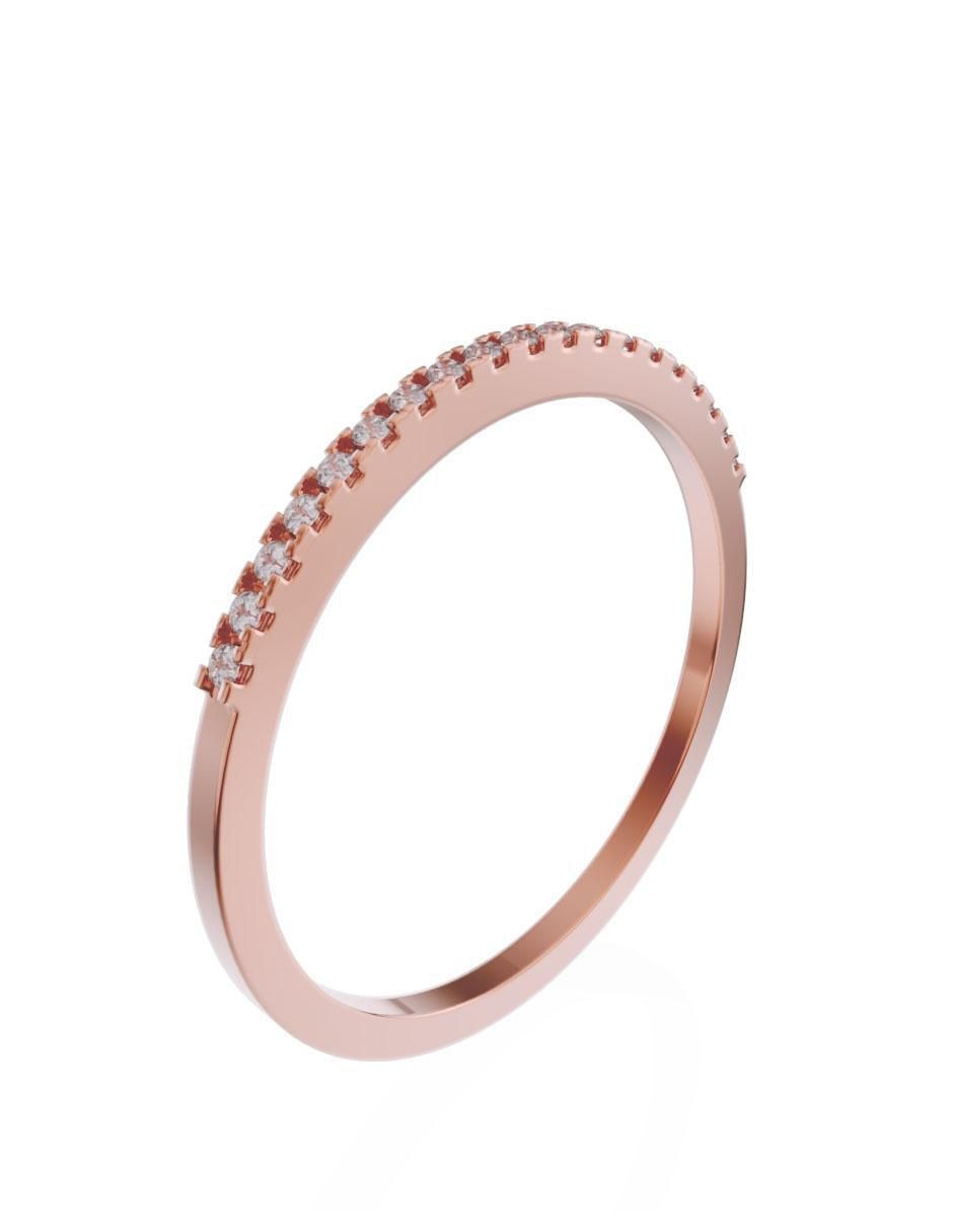 Churumbela de oro 14 k zirconia 3