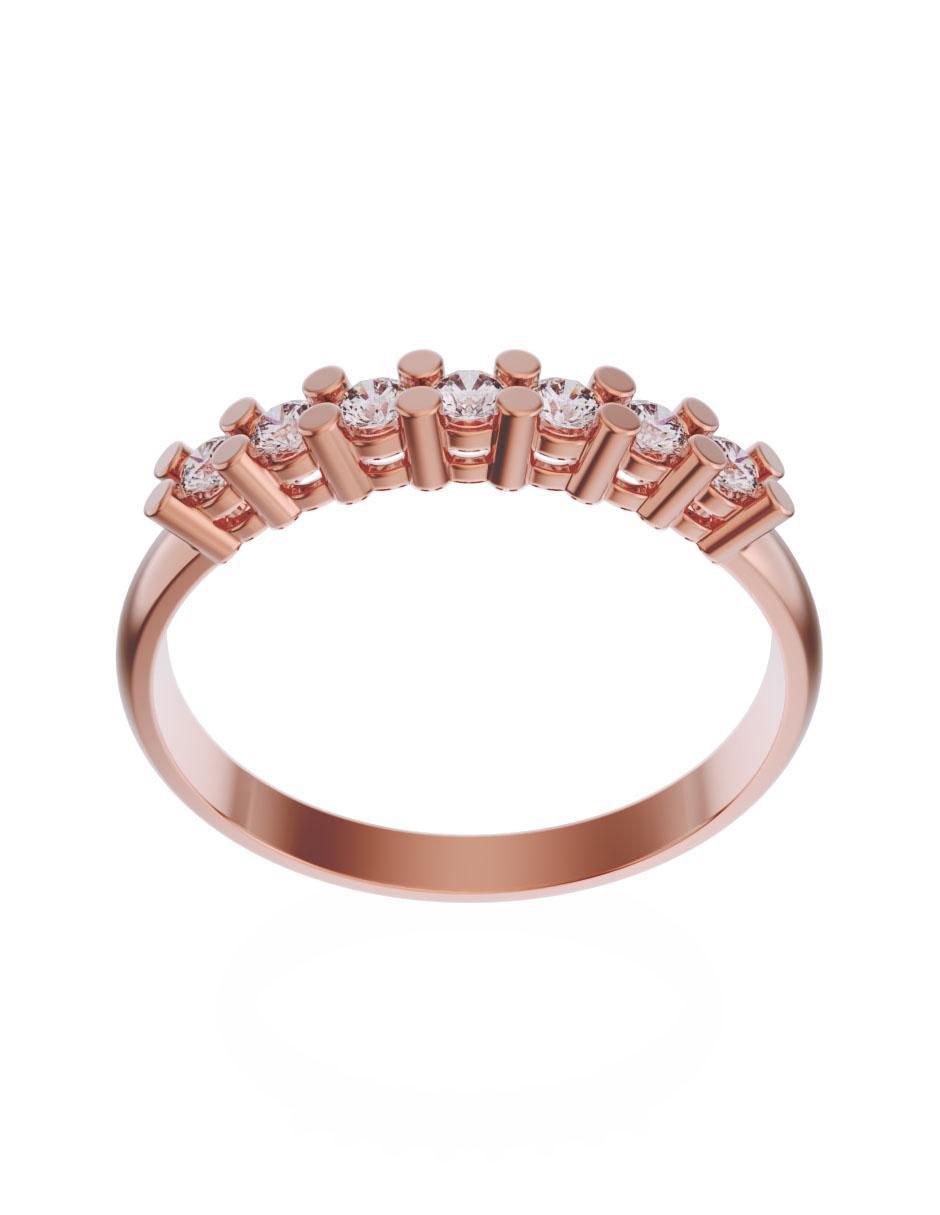 Churumbela de oro 14 k zirconia 2