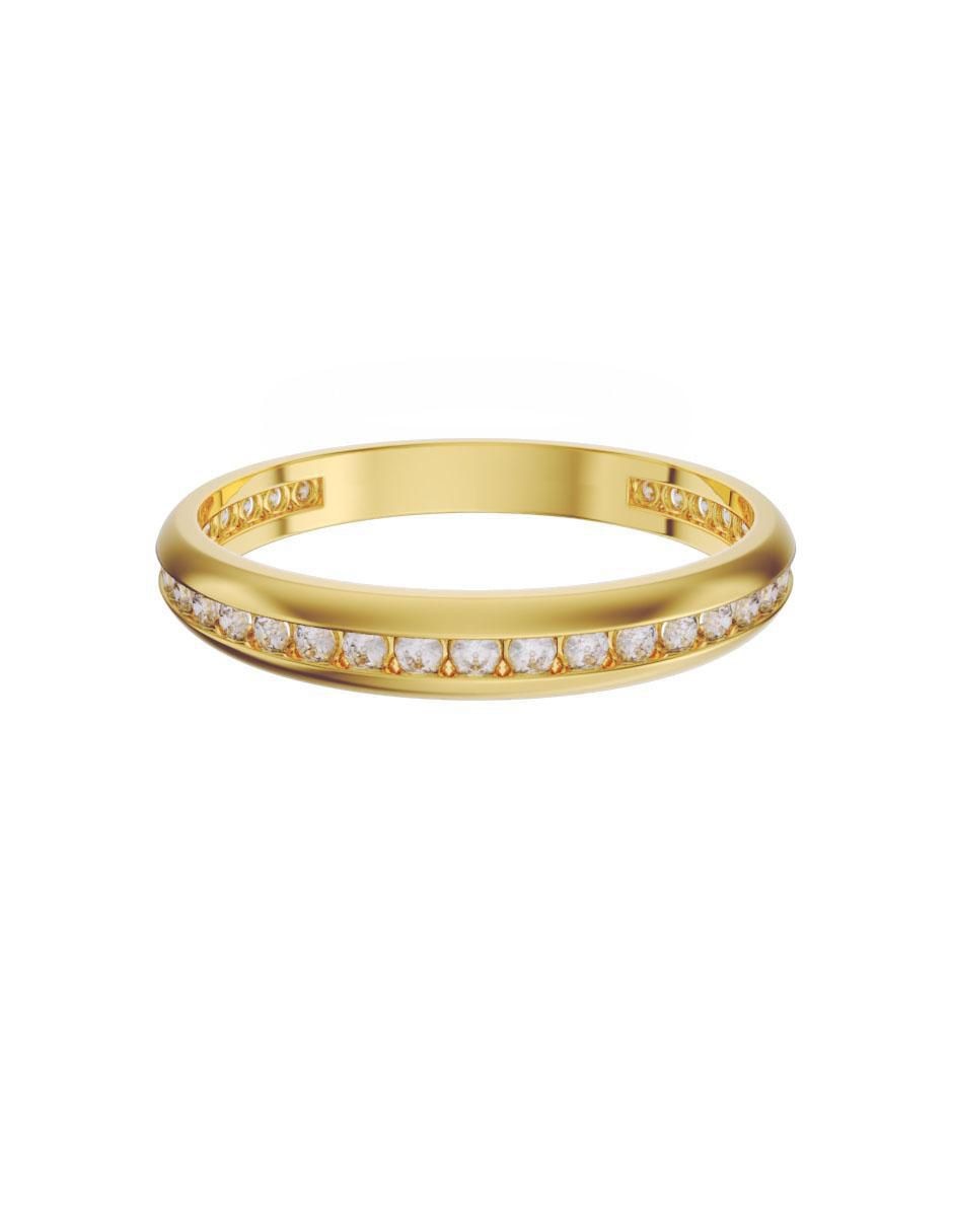 Churumbela de oro 14 k zirconia