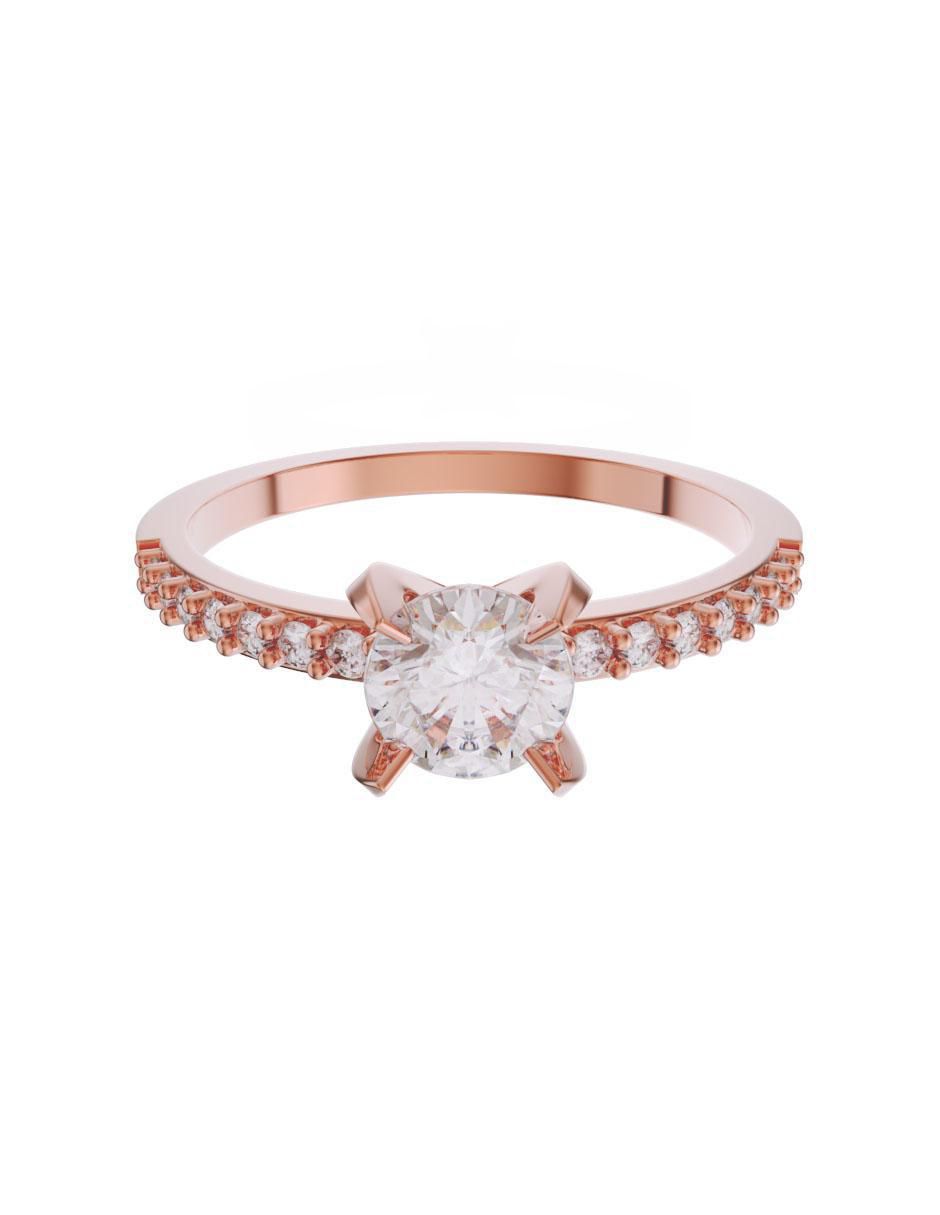 Solitario de oro 14 k zirconia Solitario de oro 14 k zirconia