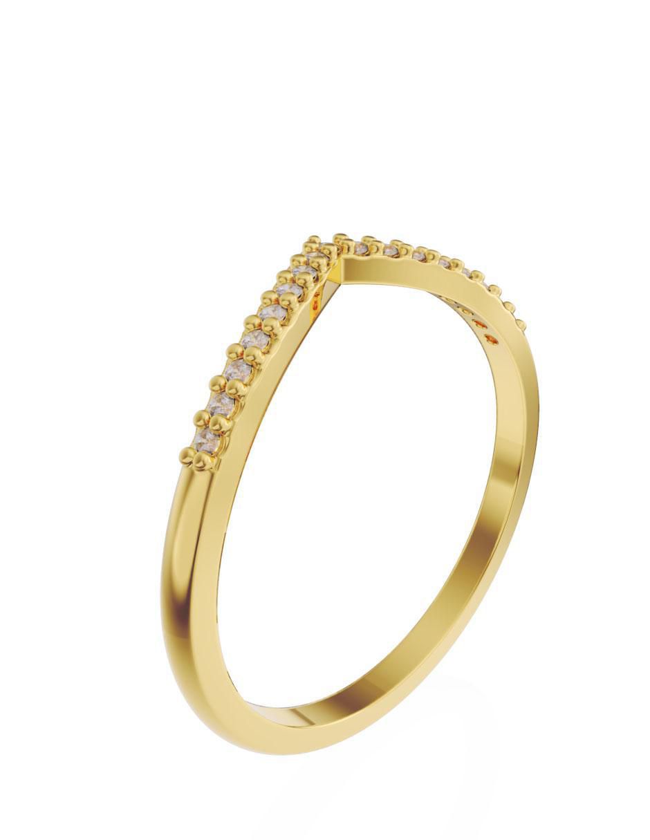 Churumbela de Oro 14 K Fonelli zirconia