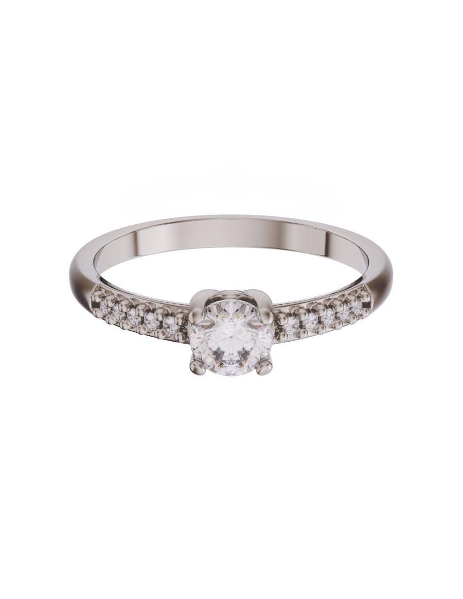 Solitario de oro 14 k zirconia Solitario de oro 14 k zirconia