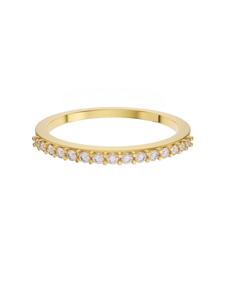 Churumbela de oro 14 k zirconia