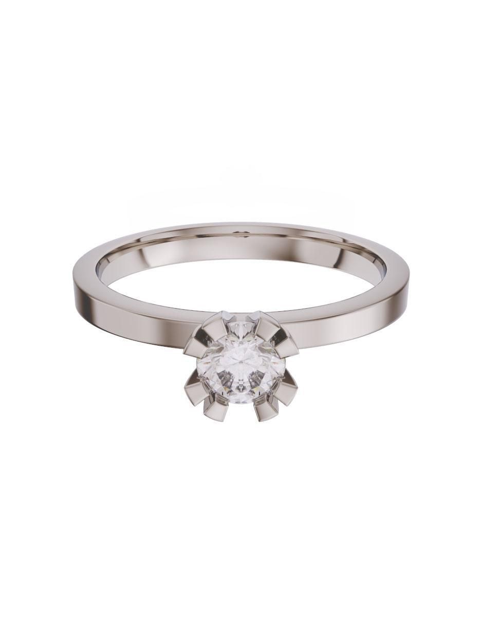 Solitario de oro 14 k zirconia Solitario de oro 14 k zirconia