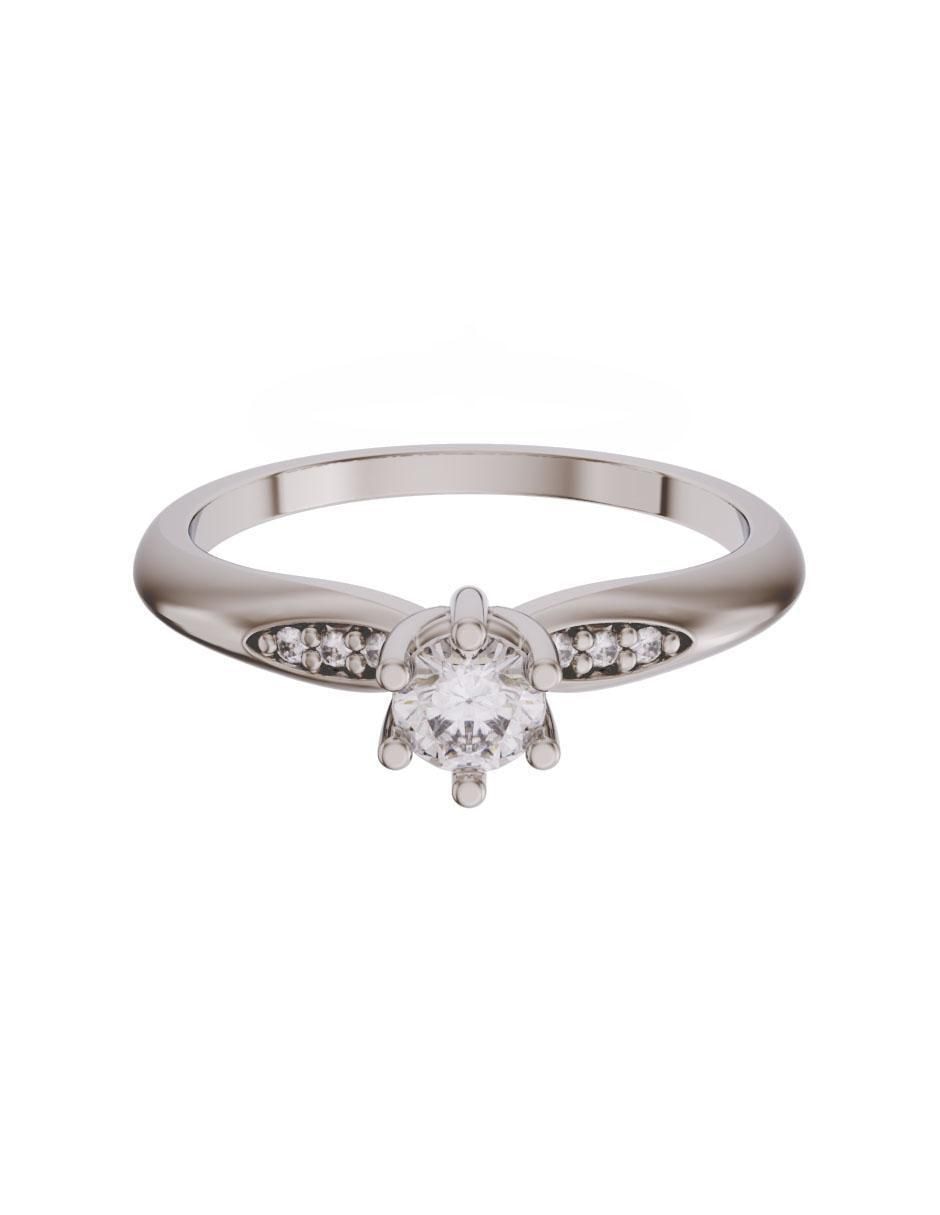 Solitario de oro 14 k zirconia Solitario de oro 14 k zirconia