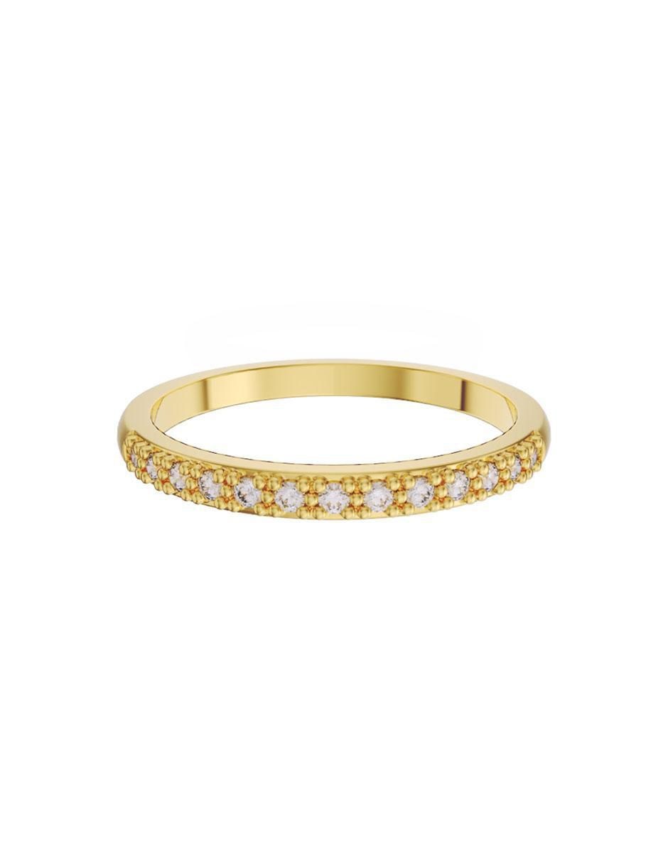 Churumbela de oro 14 k zirconia