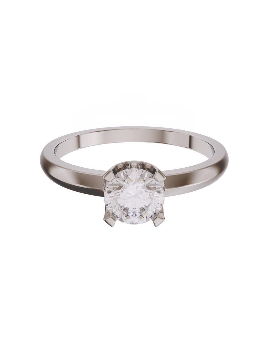 Solitario de oro 14 k zirconia Solitario de oro 14 k zirconia