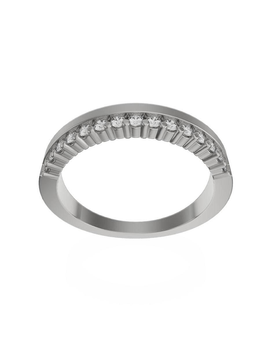 Churumbela de oro 10 k zirconia 2