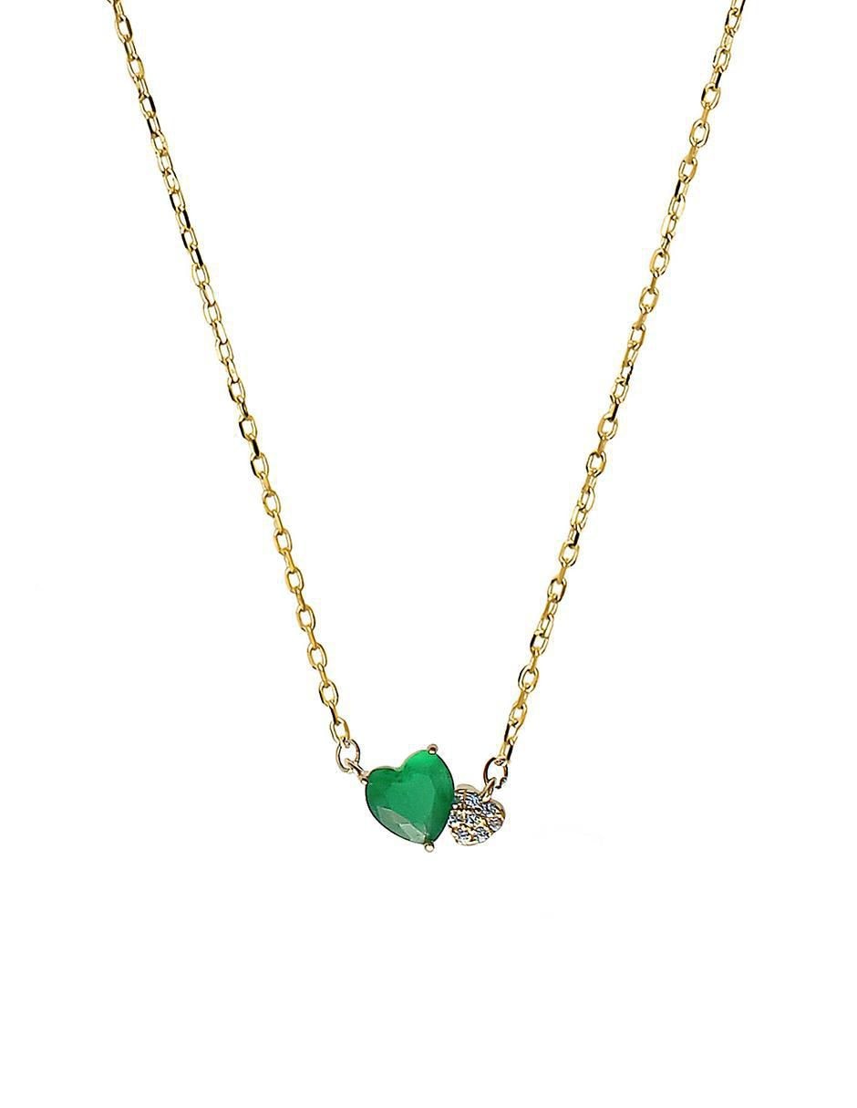 Collar de corazón de plata P 925