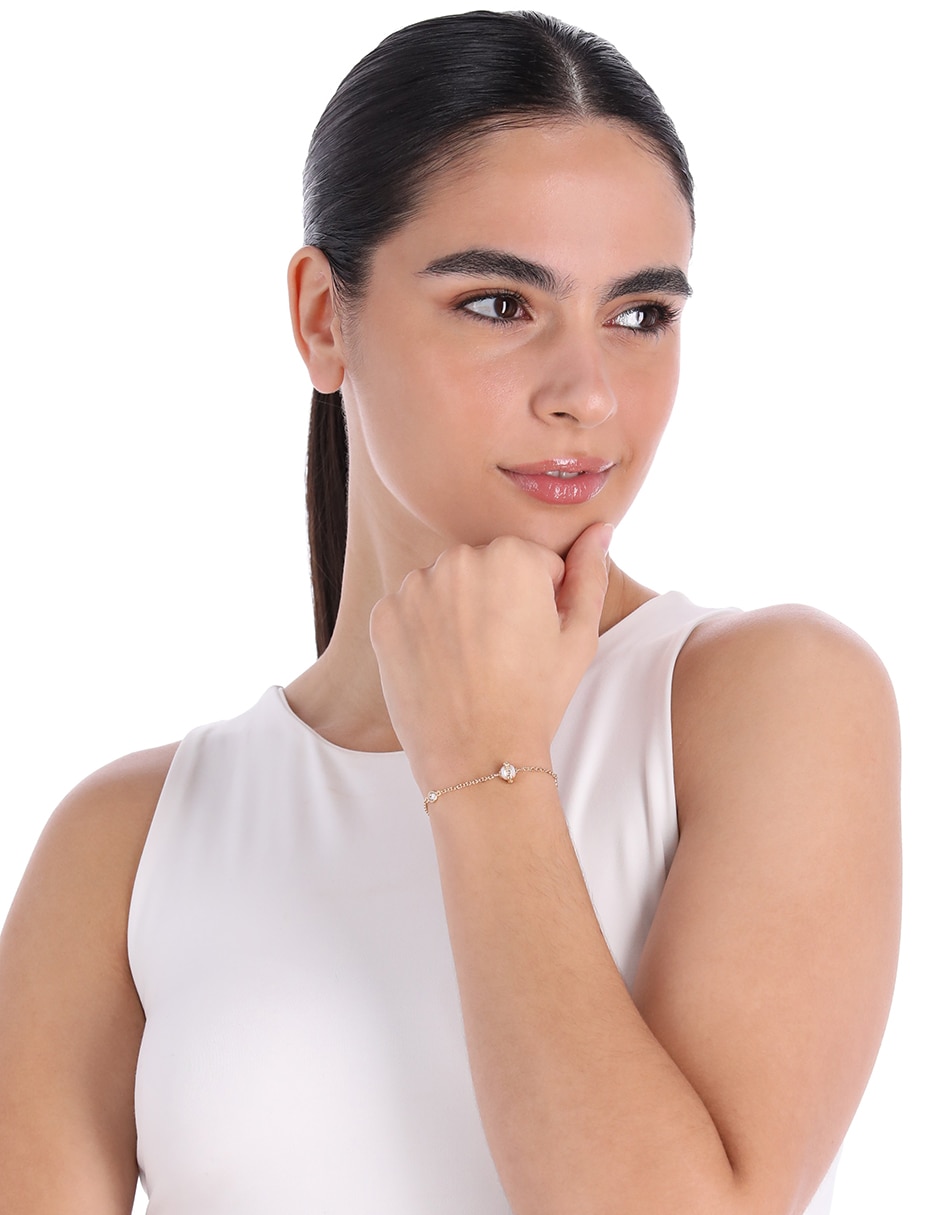 Pulsera 3.1 Mday Pearls And Florals con acabado brillante 3
