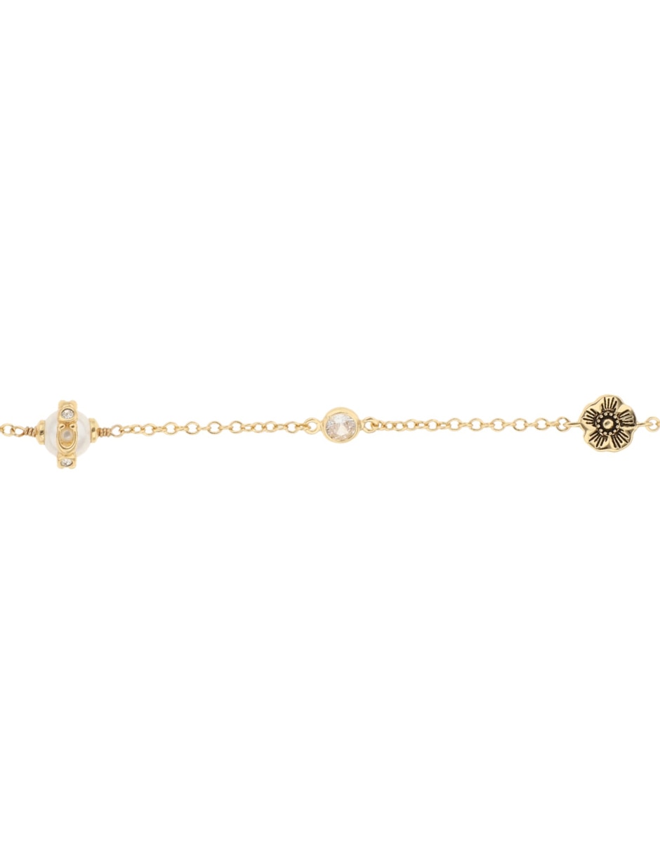 Pulsera 3.1 Mday Pearls And Florals con acabado brillante 4