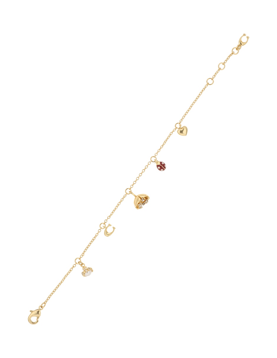 Pulsera 3.1 Mday Pearls And Florals con acabado brillante 2
