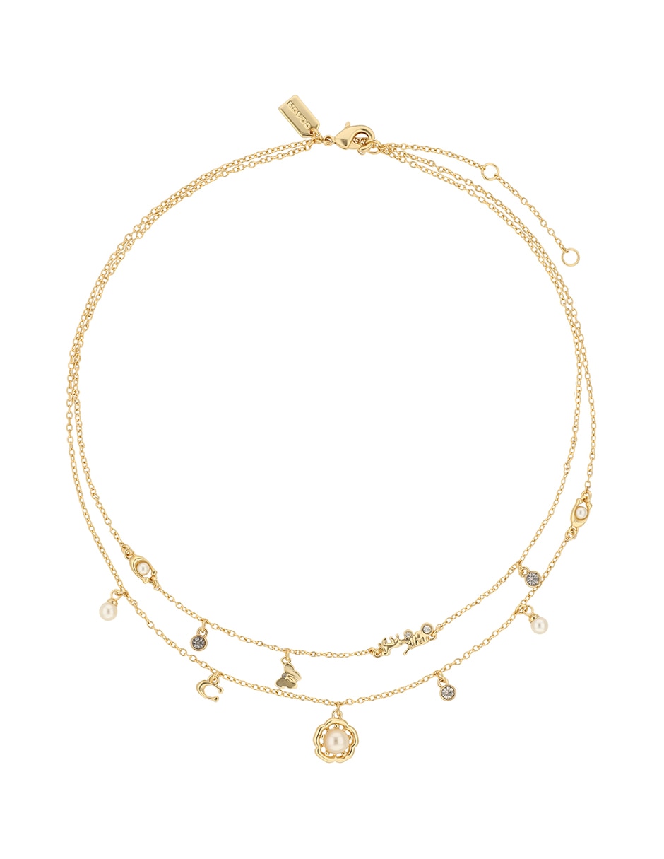 Collar de varios hilos de flor 2
