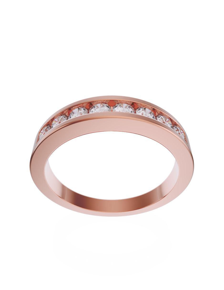 Churumbela de oro 10 k zirconia 2