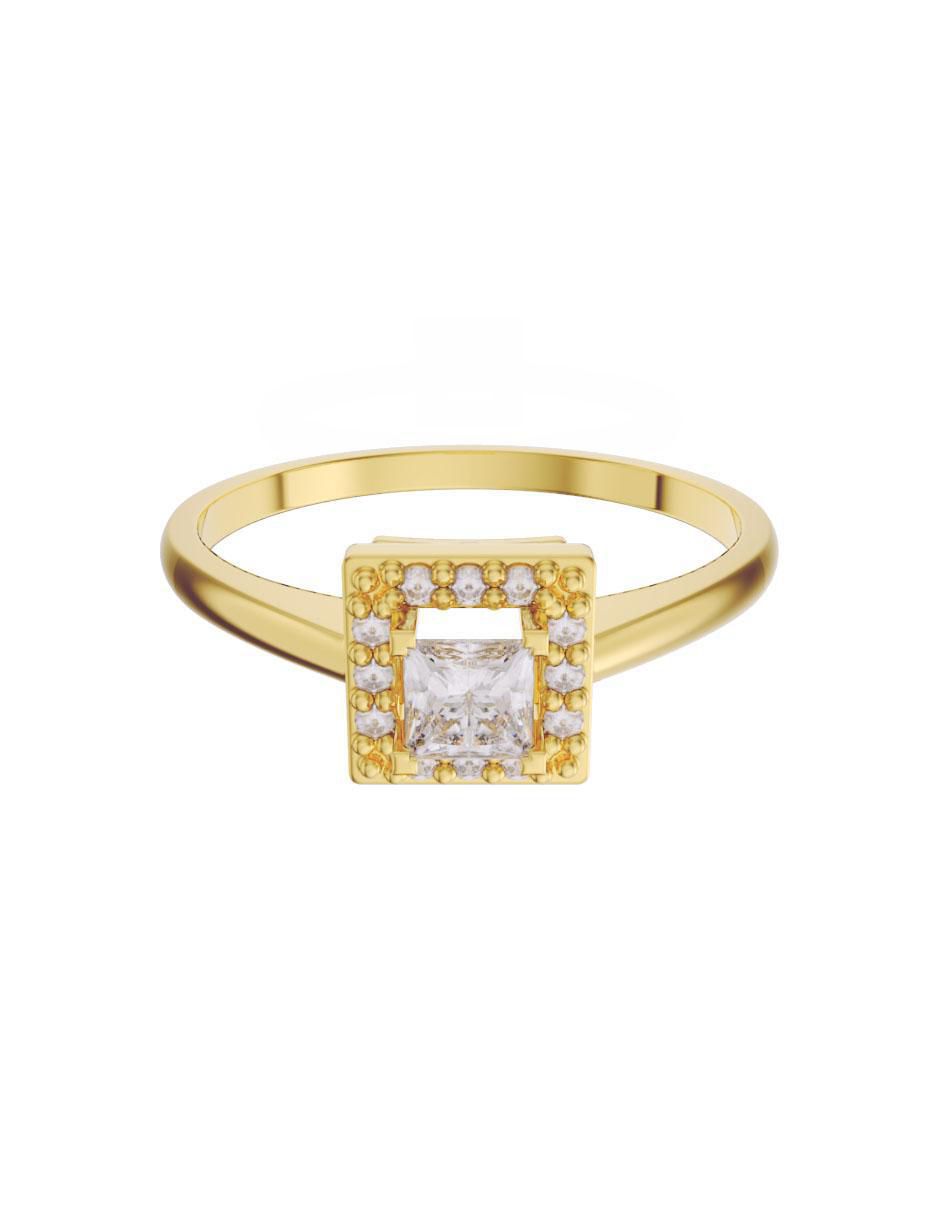 Solitario de oro 10 k zirconia