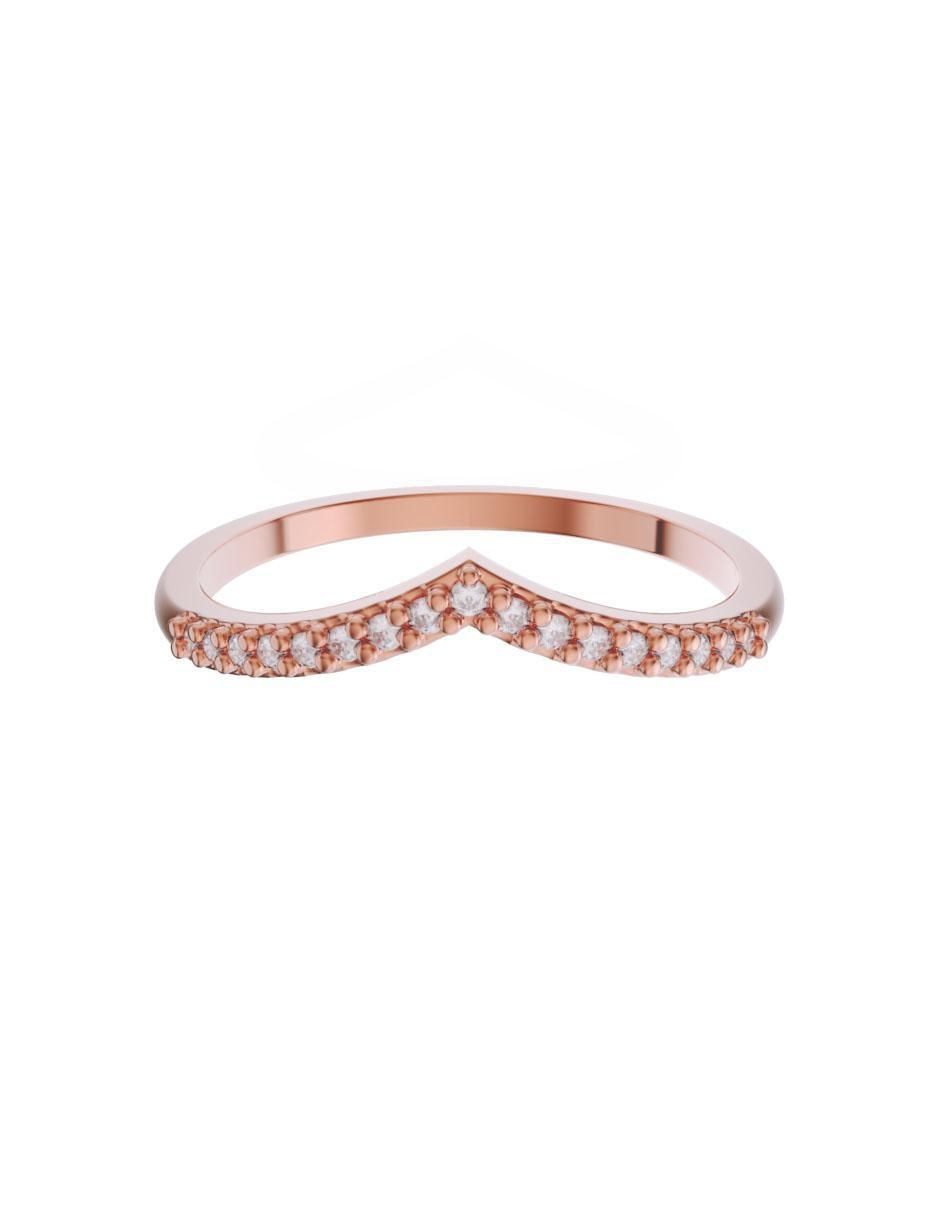 Churumbela de oro 10 K zirconia