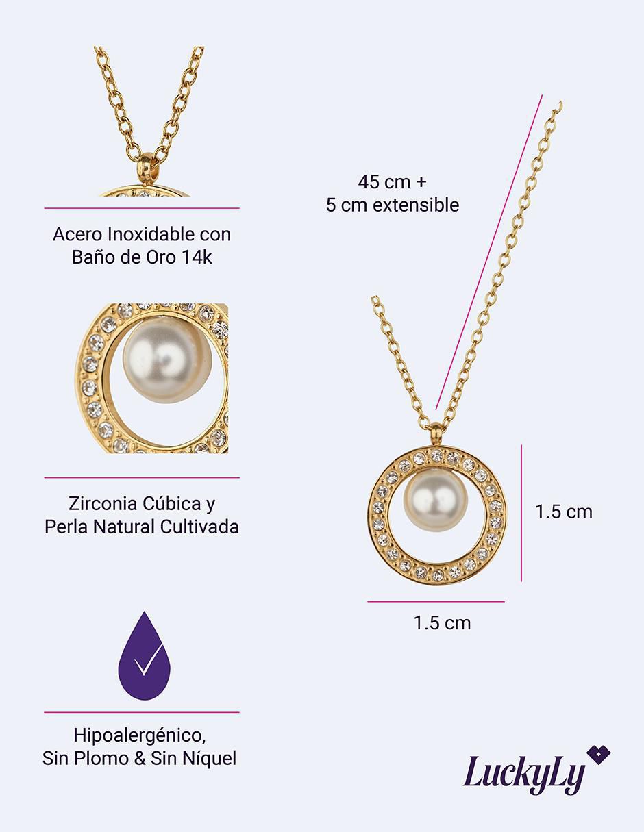 Collar Emy de baño de oro 14 K 6