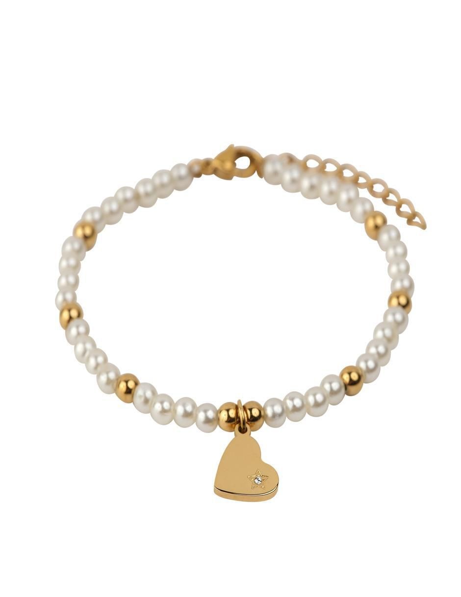 Pulsera de baño de oro 18 K Annie Corazón 2