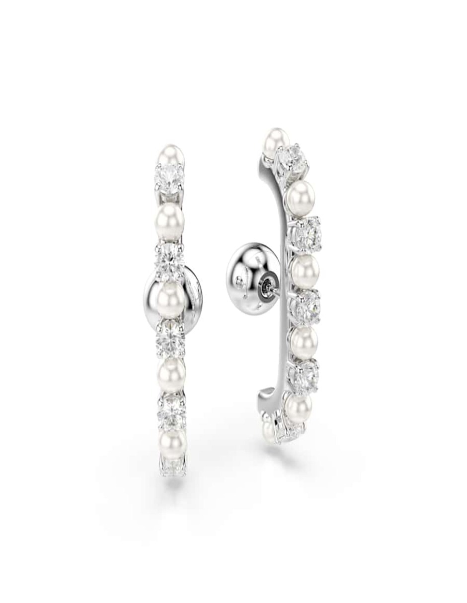Aretes Matrix Pearl con acabado brillante 3