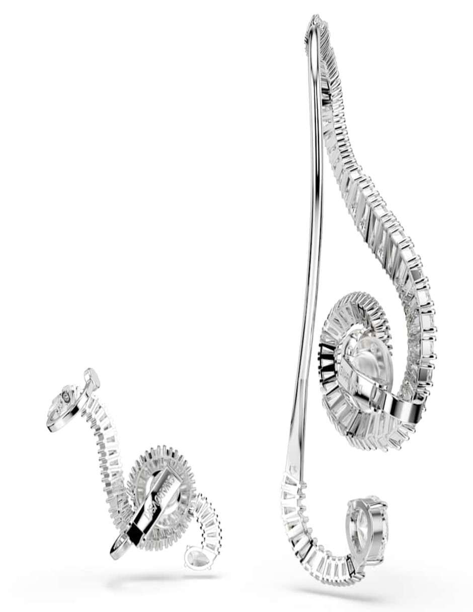 Aretes de nota musical con acabado brillante 3