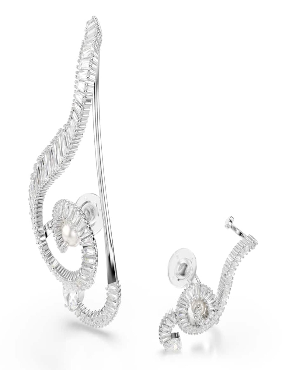 Aretes de nota musical con acabado brillante 4