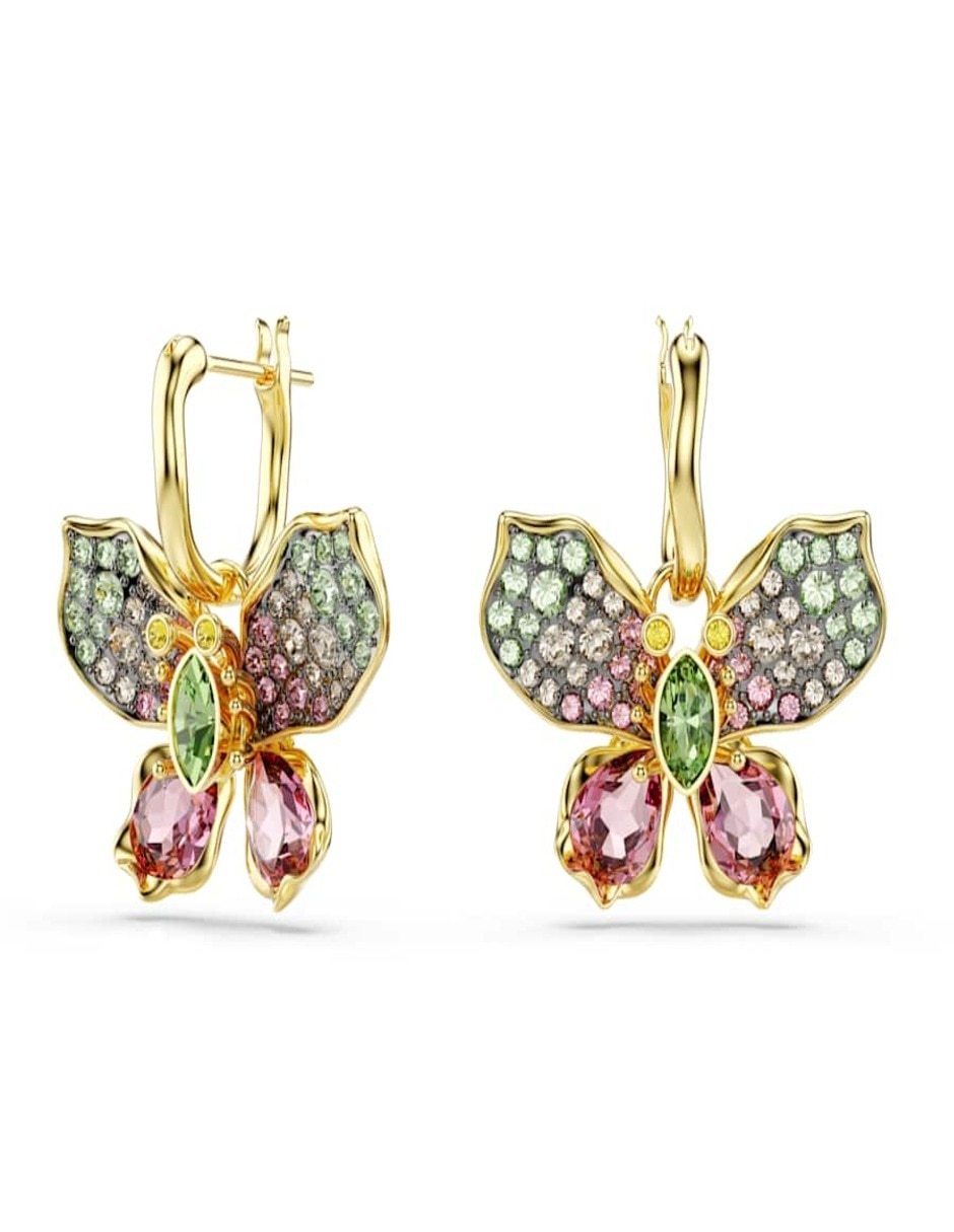 Aretes de mariposa Idyllia F Florere con acabado brillante