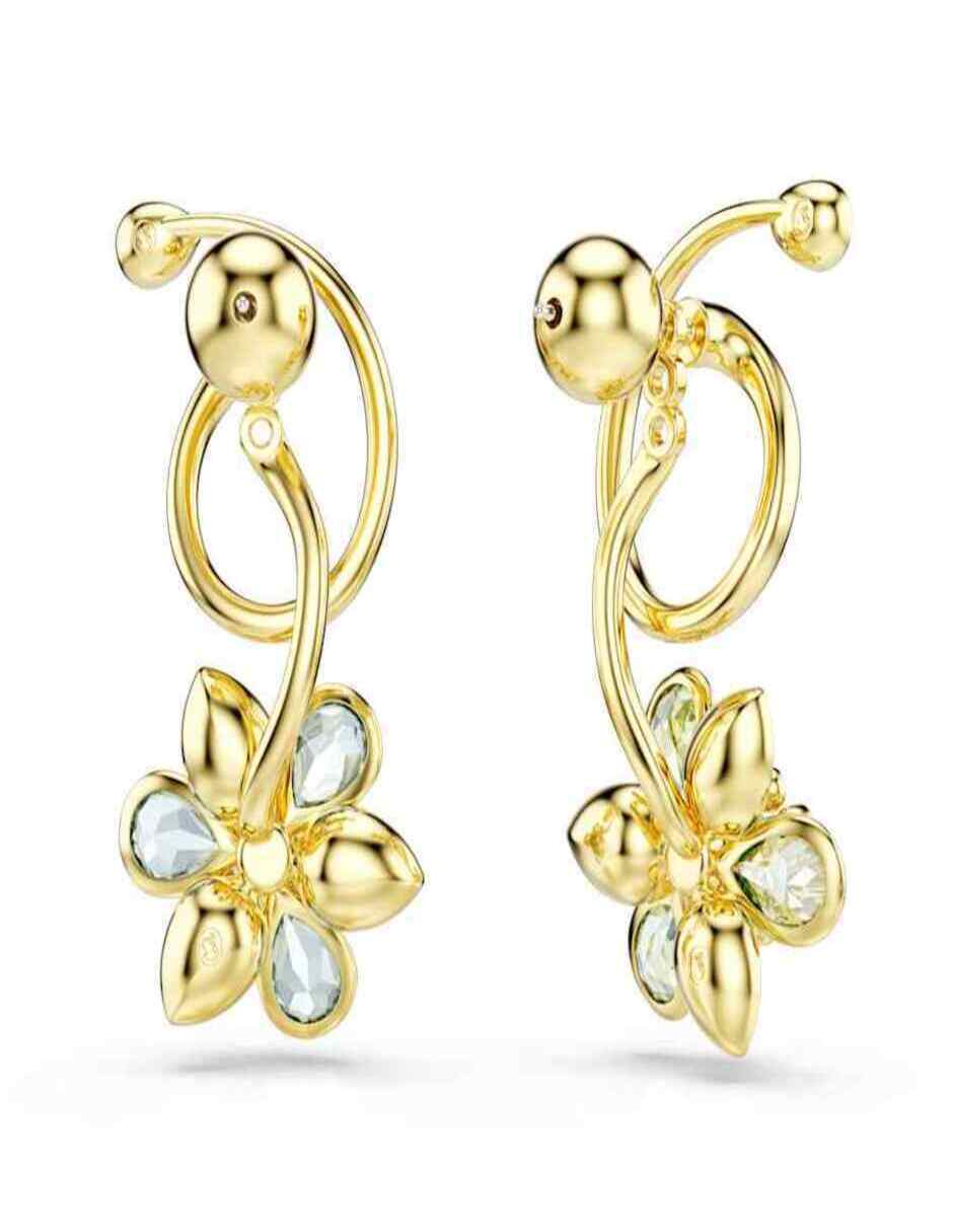 Aretes de flor Idyllia F Florere con acabado brillante 2