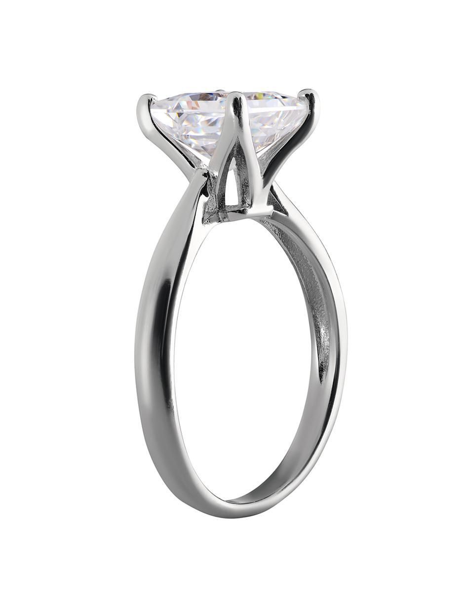 Anillo P 925 de plata zirconia brillante 2