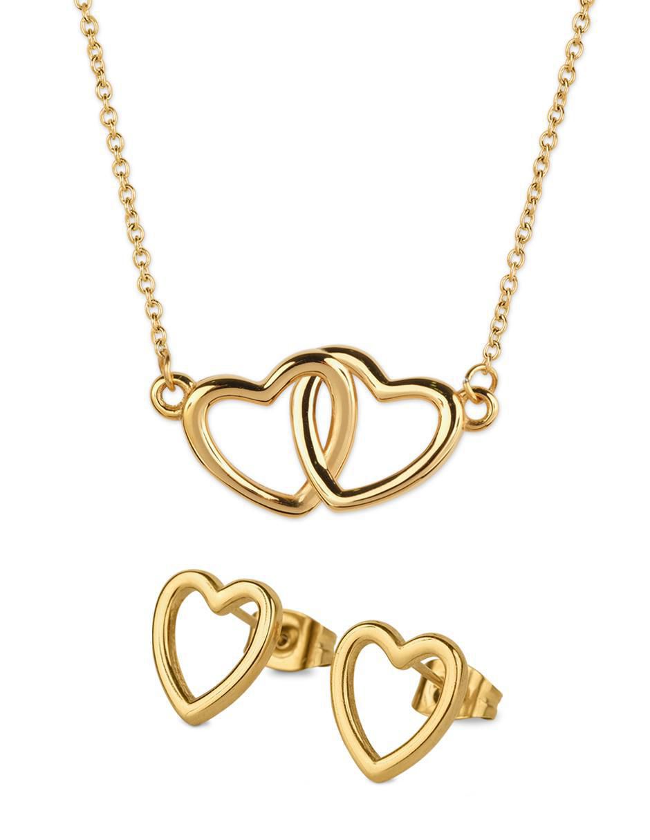 Set de collar y aretes Elsie