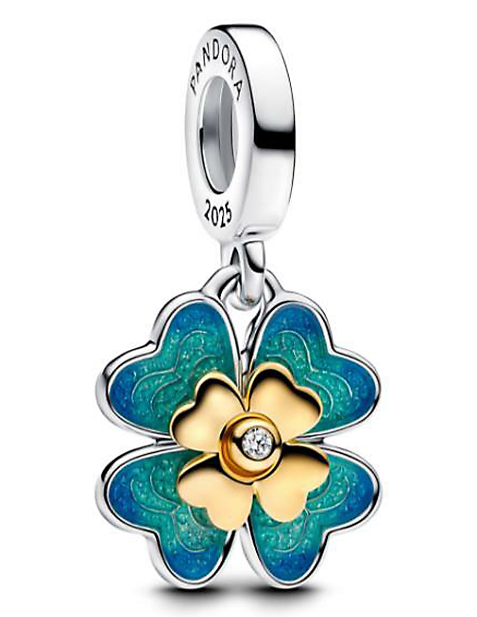 Charm de hoja moments de plata P 925