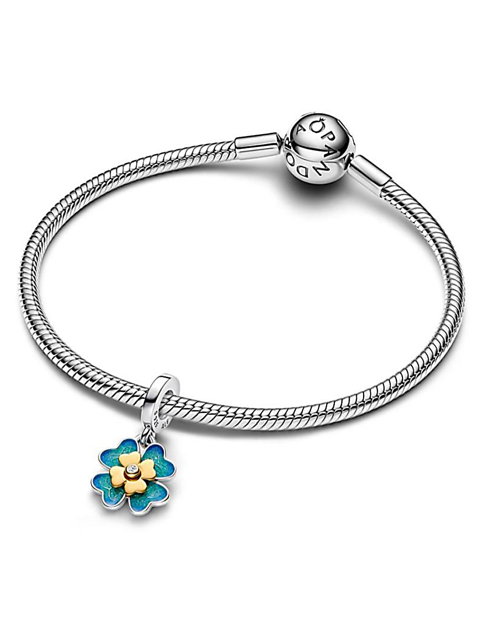 Charm de hoja moments de plata P 925 3