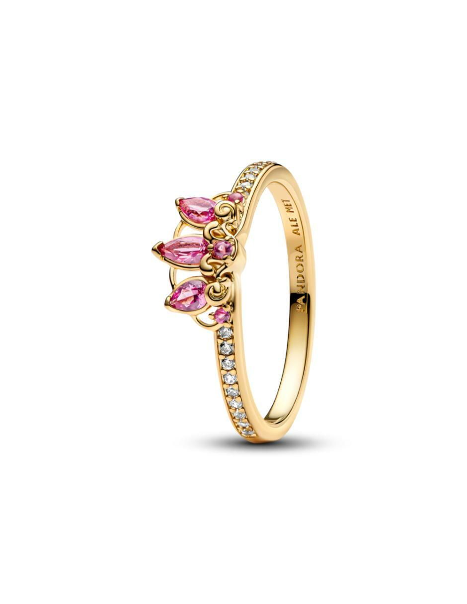 Anillo Disney x Rapunzel P 925 de plata zirconia cúbica brillante