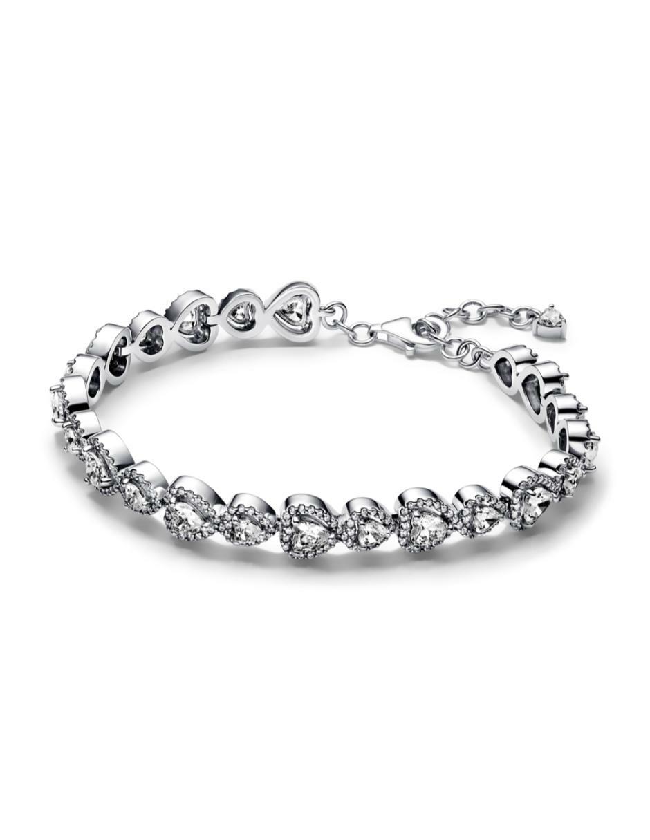 Brazalete de plata P 950 con acabado pulido