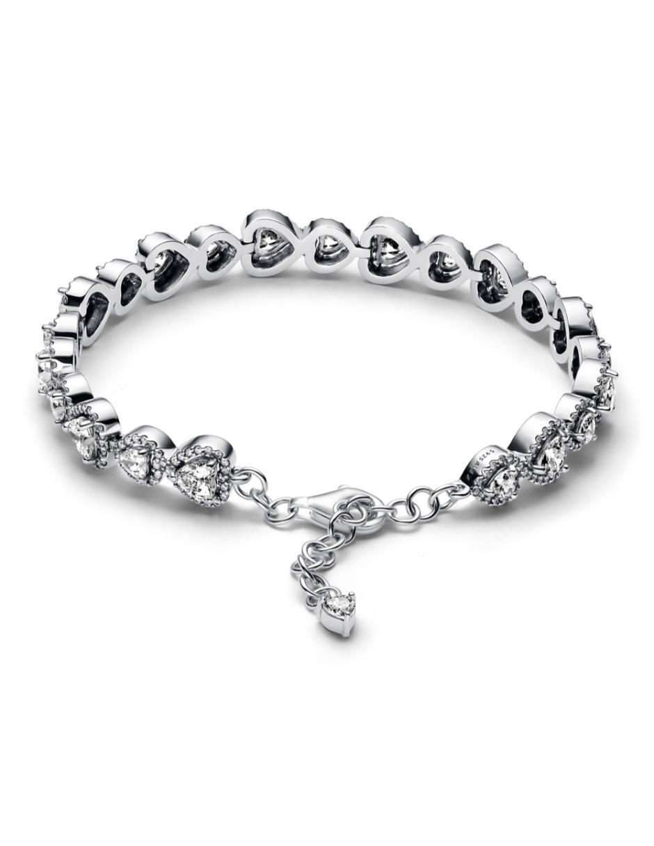 Brazalete de plata P 950 con acabado pulido 4