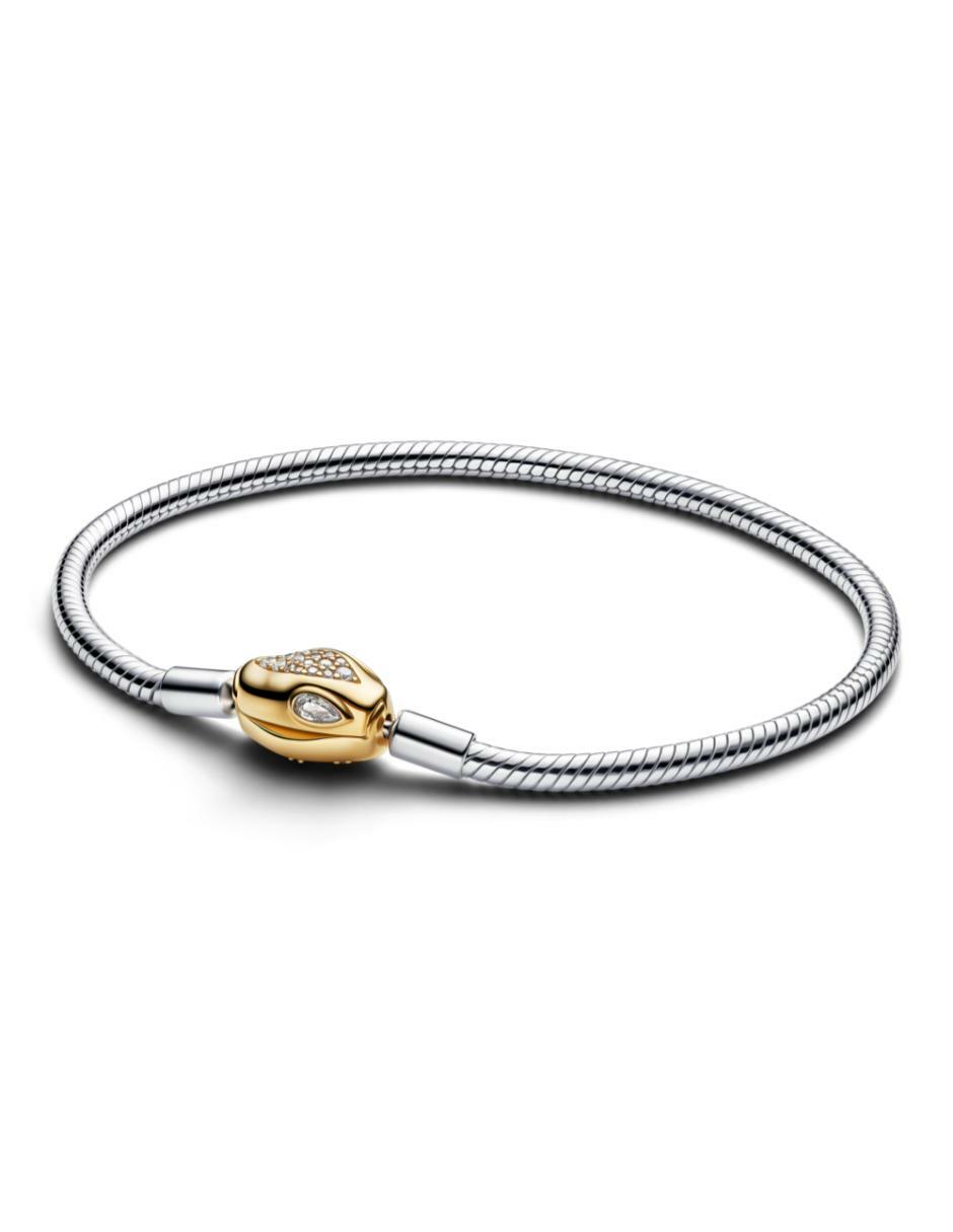 Brazalete de plata con zirconia cúbica p 950