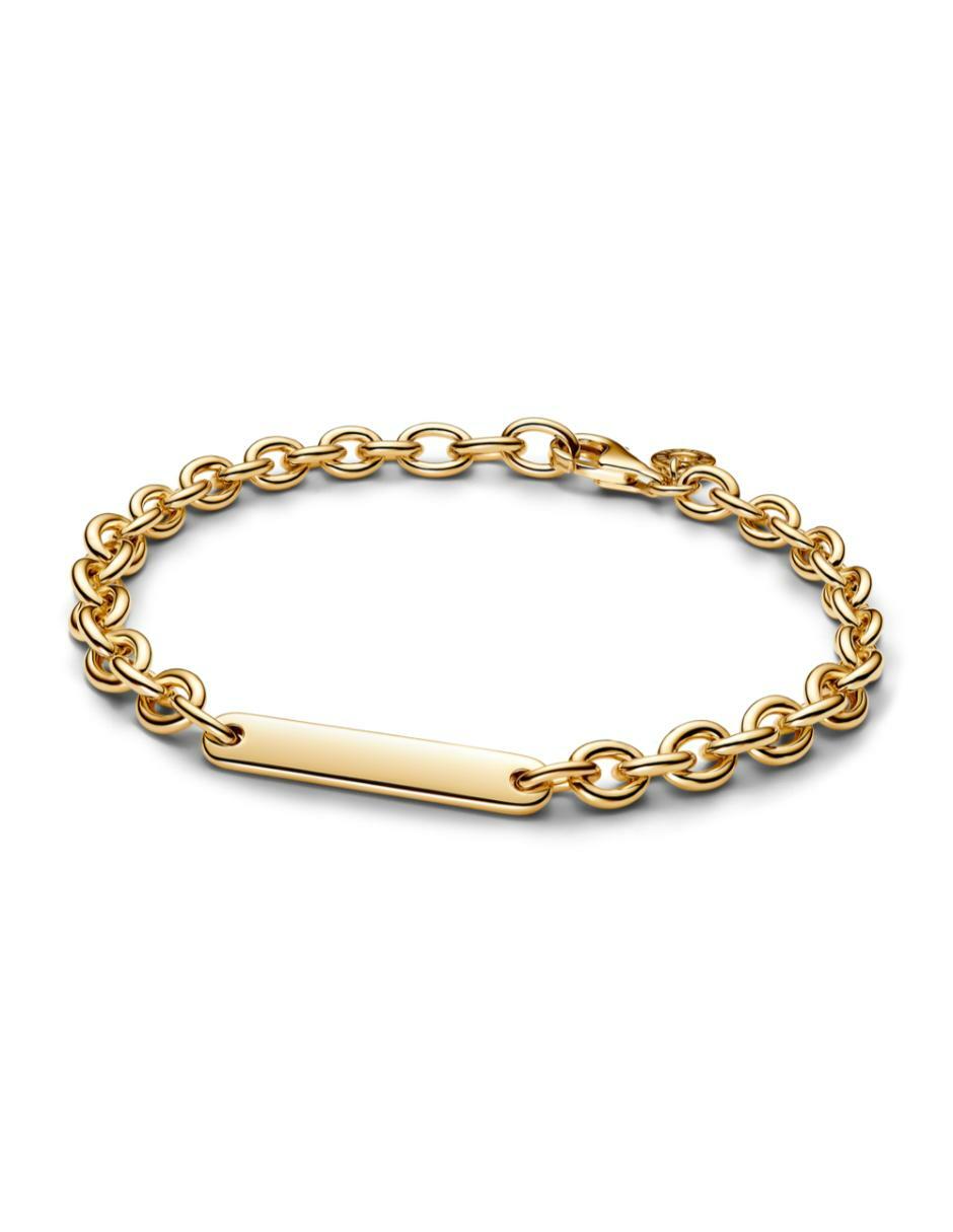 Brazalete de plata P 950 Moments con acabado baño de oro