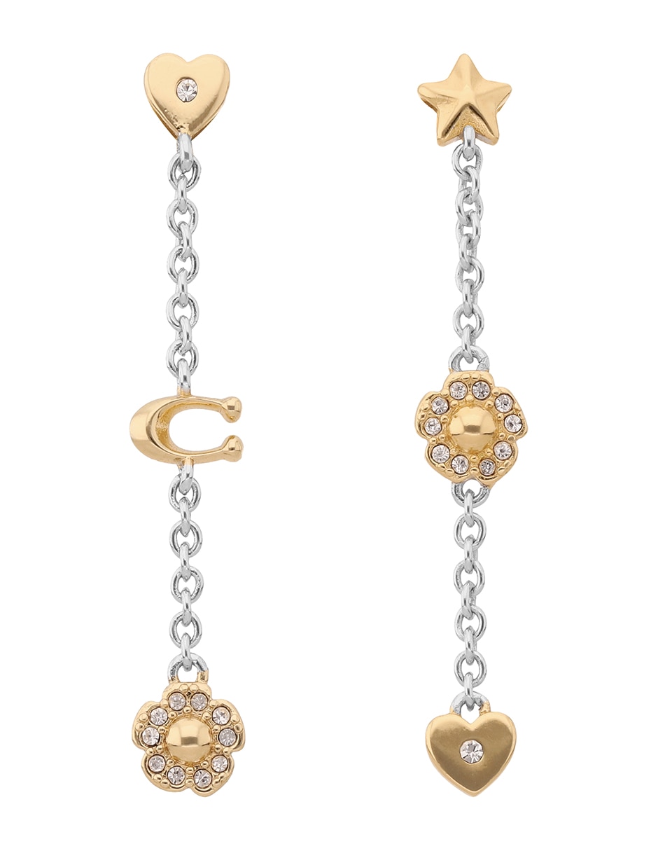 Aretes de flor 5.1 Delicate Feminine Utility con acabado brillante cristal