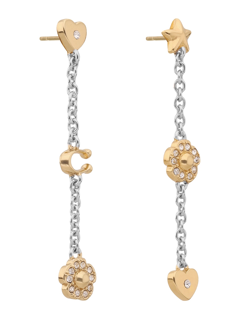 Aretes de flor 5.1 Delicate Feminine Utility con acabado brillante cristal 2