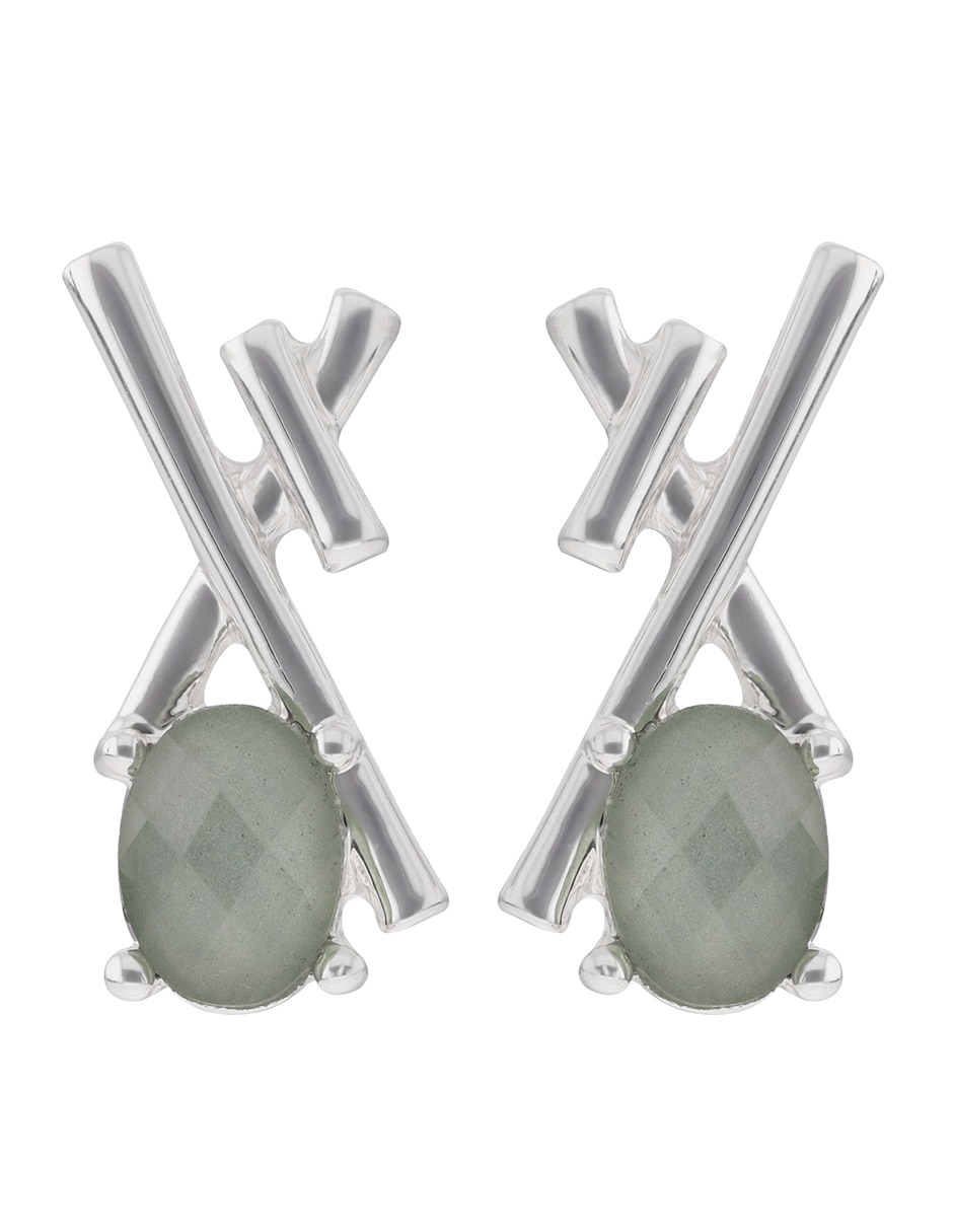Aretes con acabado pavé