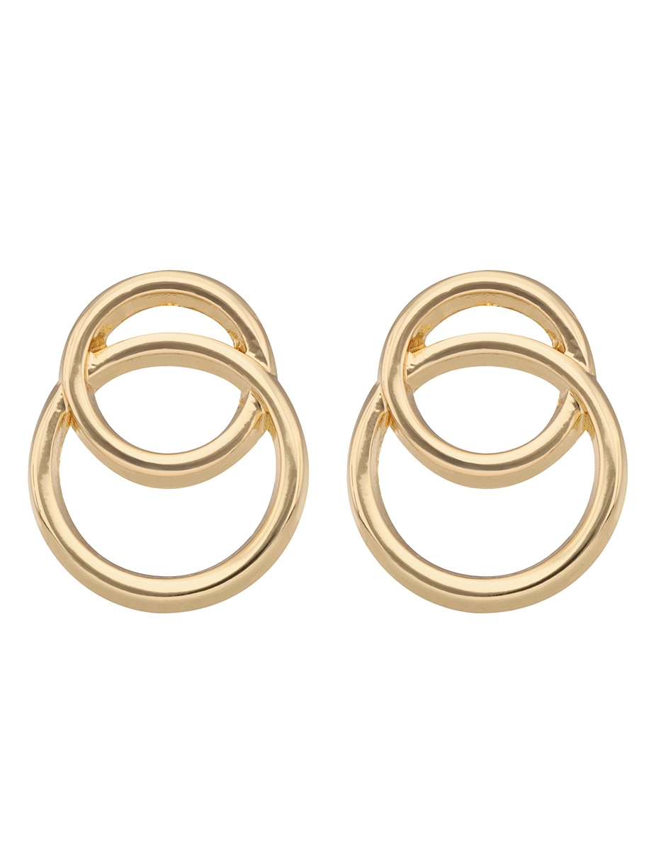 Aretes circulares Basic Metal Ears A2 con acabado brillante