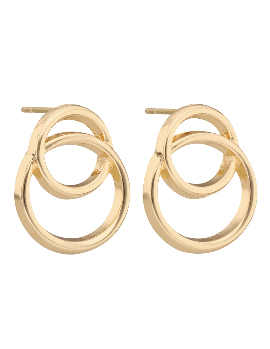 Aretes circulares Basic Metal Ears A2 con acabado brillante 2