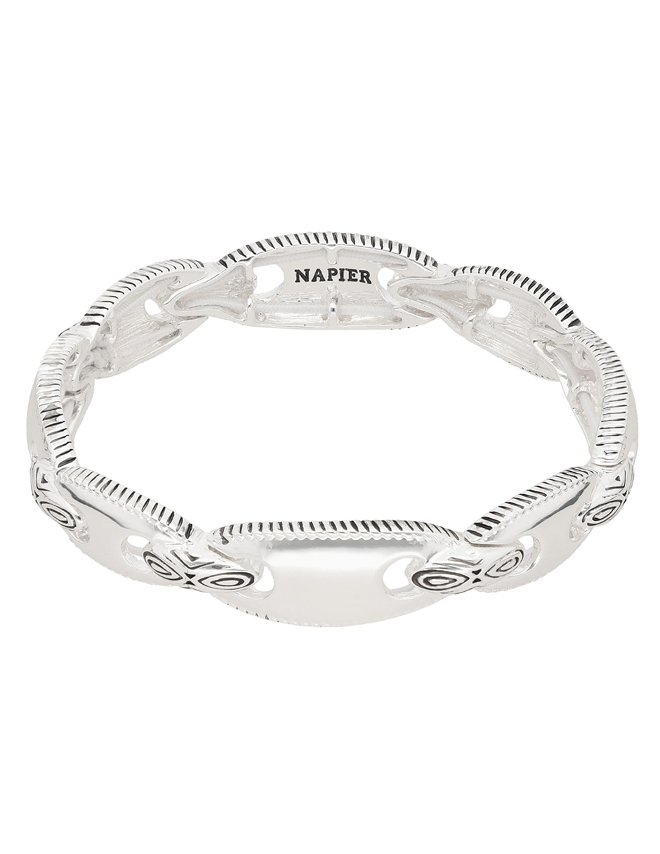 Pulsera Casual Silver Link con acabado pulido