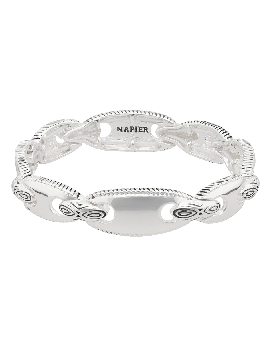 Pulsera Casual Silver Link con acabado pulido 2