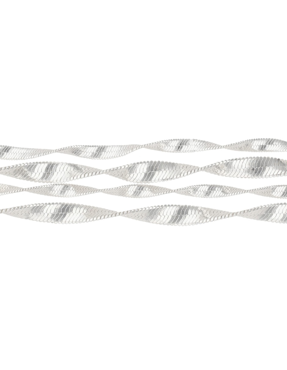 Pulsera Twisted Silver con acabado pulido 4